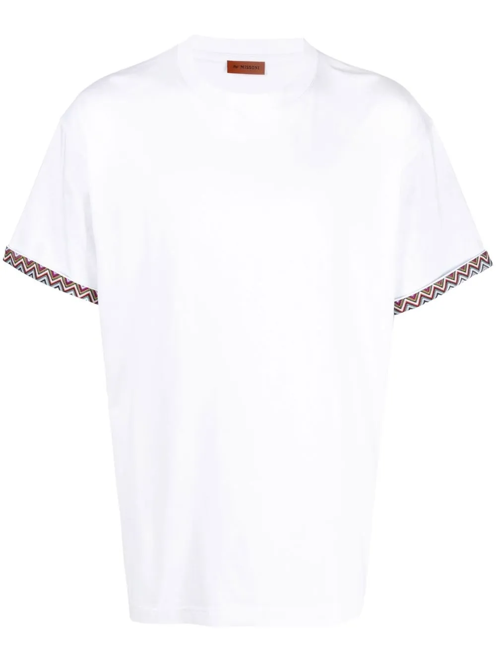

Футболка с контрастной отделкой Missoni, белый
