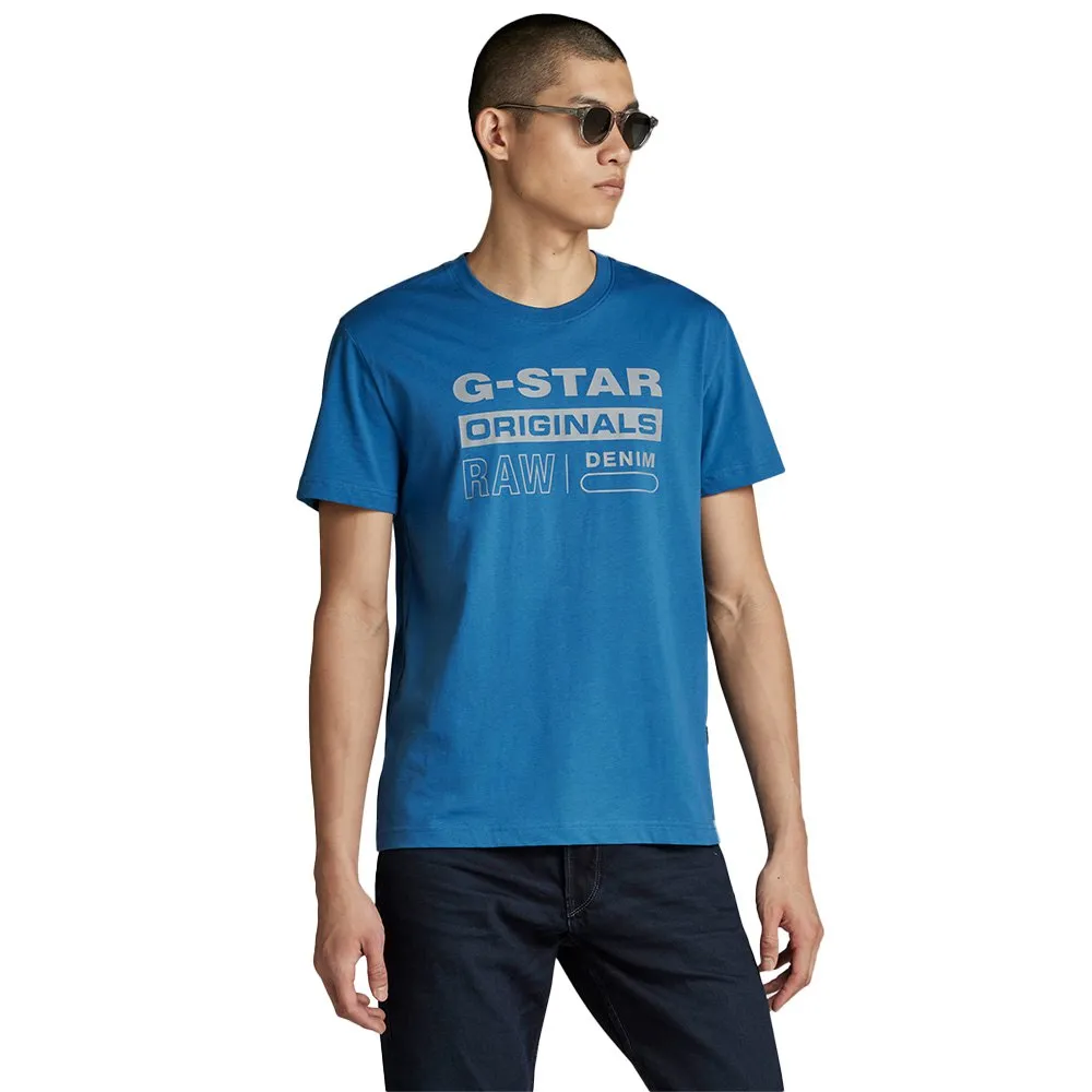 

Футболка с коротким рукавом G-Star Reflective Originals, синий