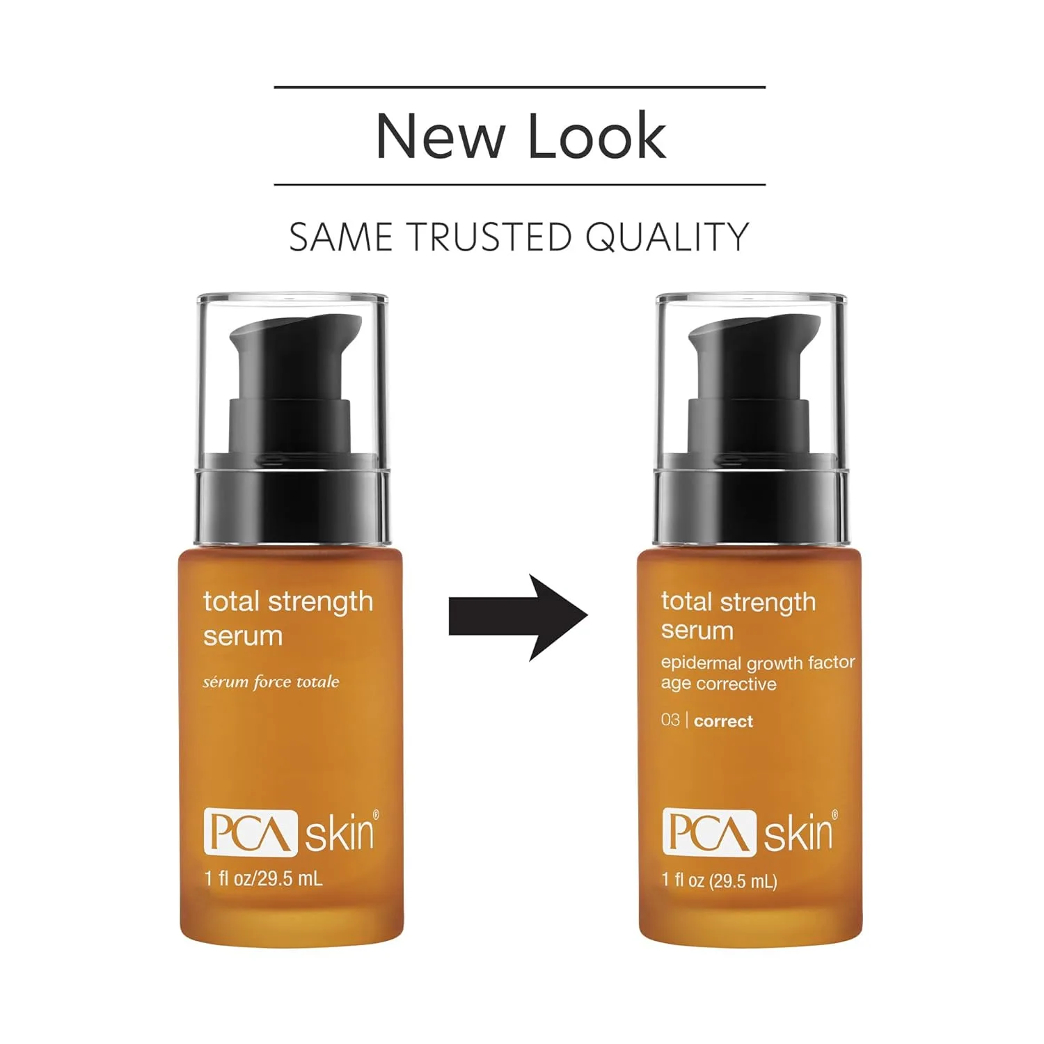 Сыворотка Pca Skin — Total Strength Serum - средство для придания коже упругости и объема с эпидермальными, 30 мл — фото 2