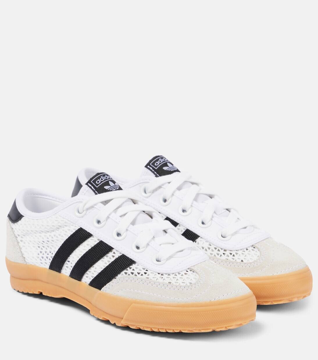 Туфли для настольного тенниса с замшевой отделкой Adidas, цвет ftwr white/core black/gum 1