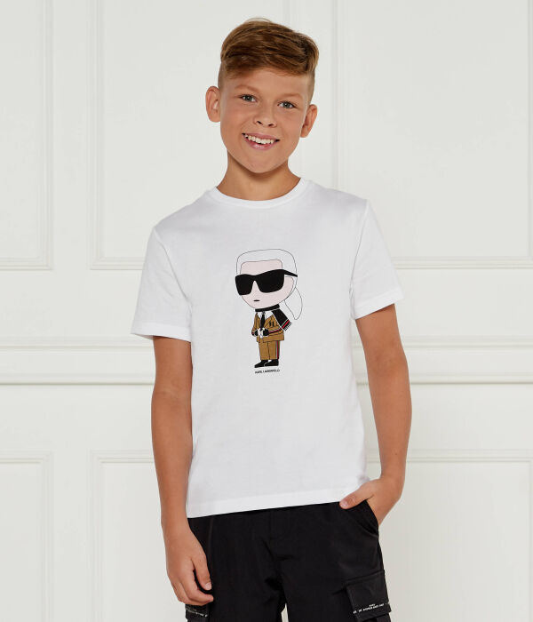 

Футболки Regular fit Karl Lagerfeld Kids, белый