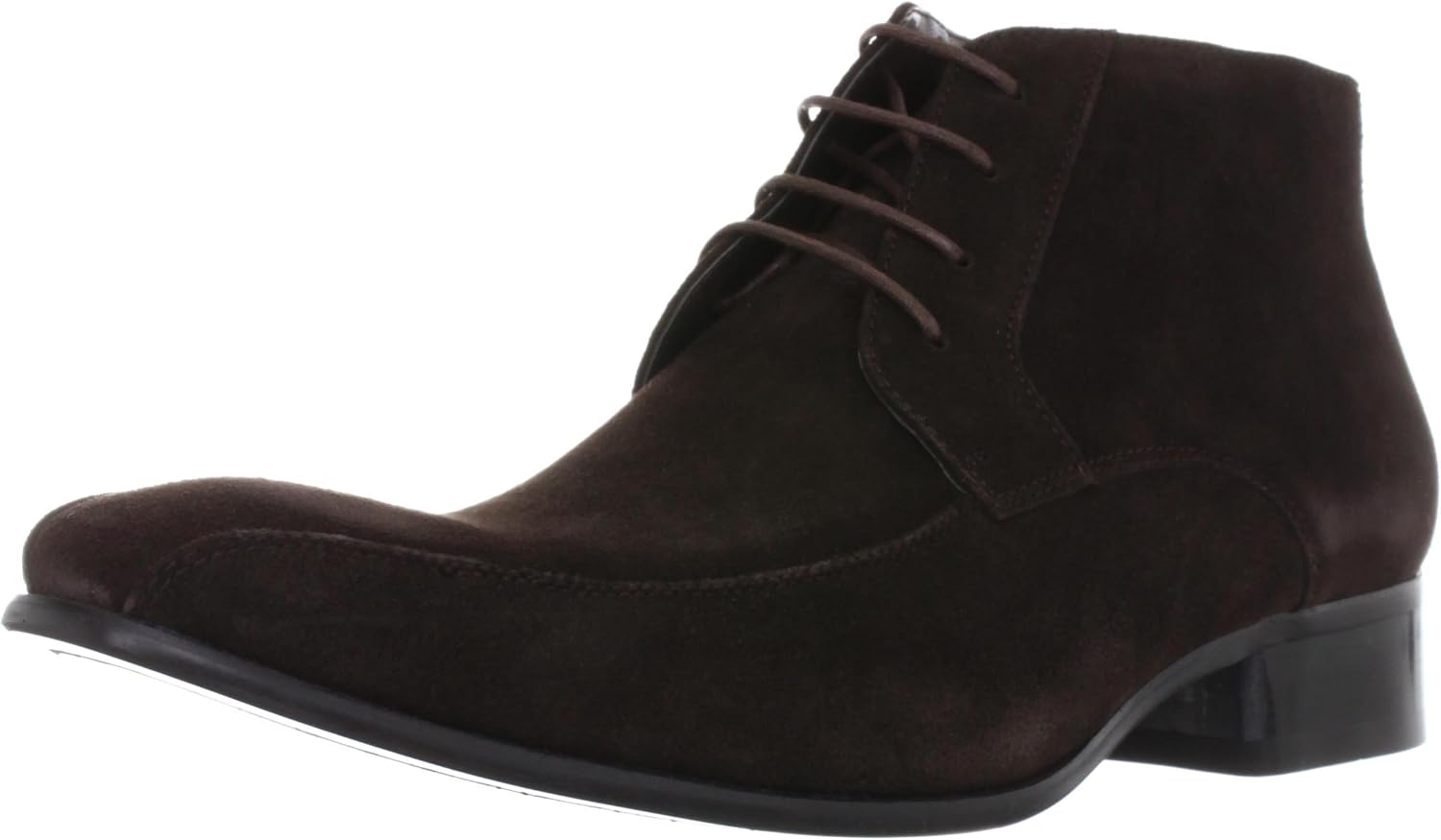 

Мужские классические ботинки с квадратным носком из кожи коровы с перьями на шнуровке/775 SARABANDE, коричневый