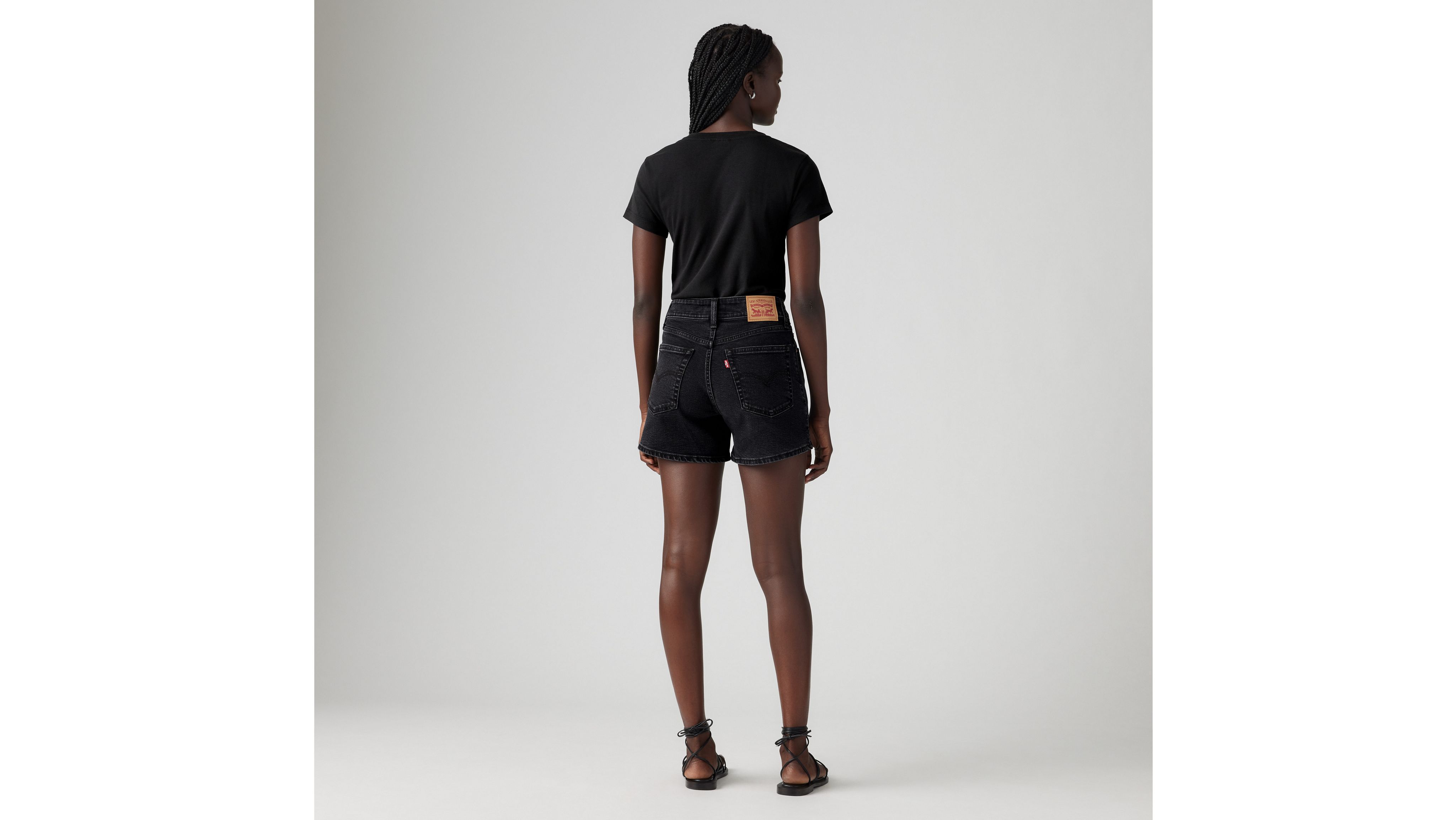 Шорты женские А-силуэта Levi's, цвет First Or Last No Dp - Black — фото 2