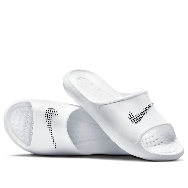 

Тапочки victori one slide 'polka swoosh - white' Nike, белый