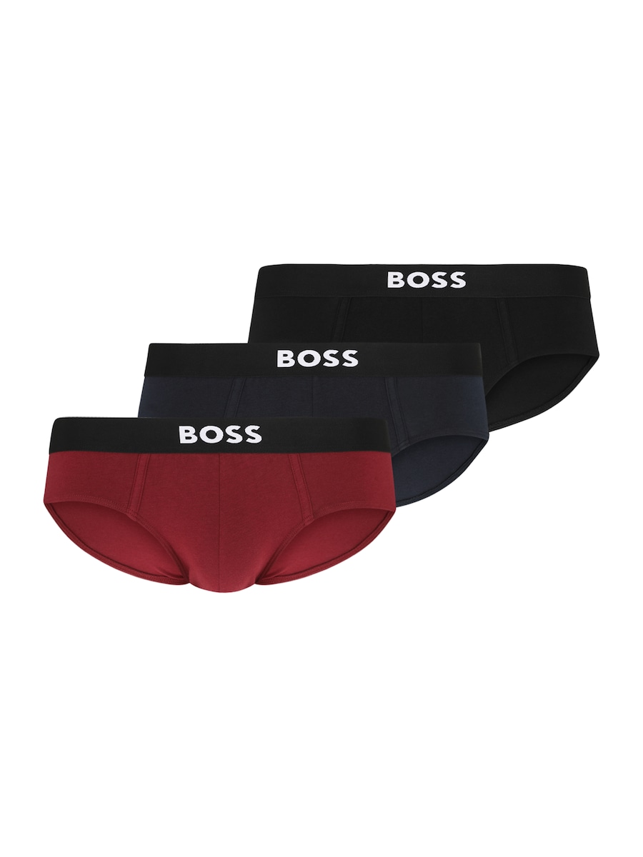 

Трусики BOSS, темно-синий/рубиново-красный/черный