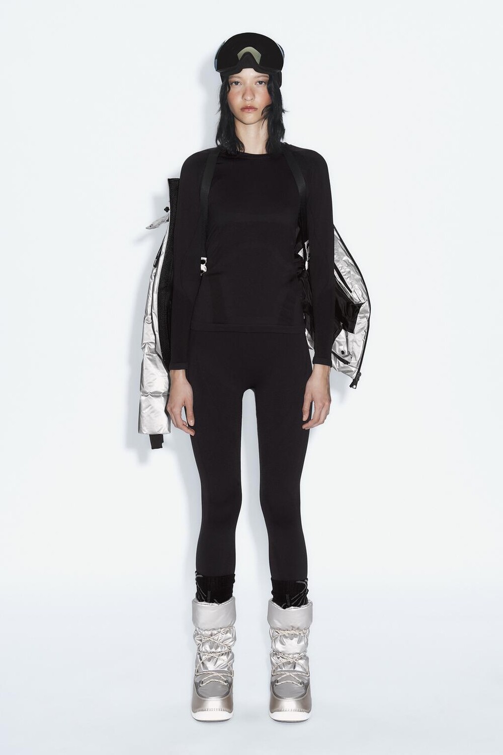 

Лыжная коллекция термолитовая футболка thermolite ZARA, черный