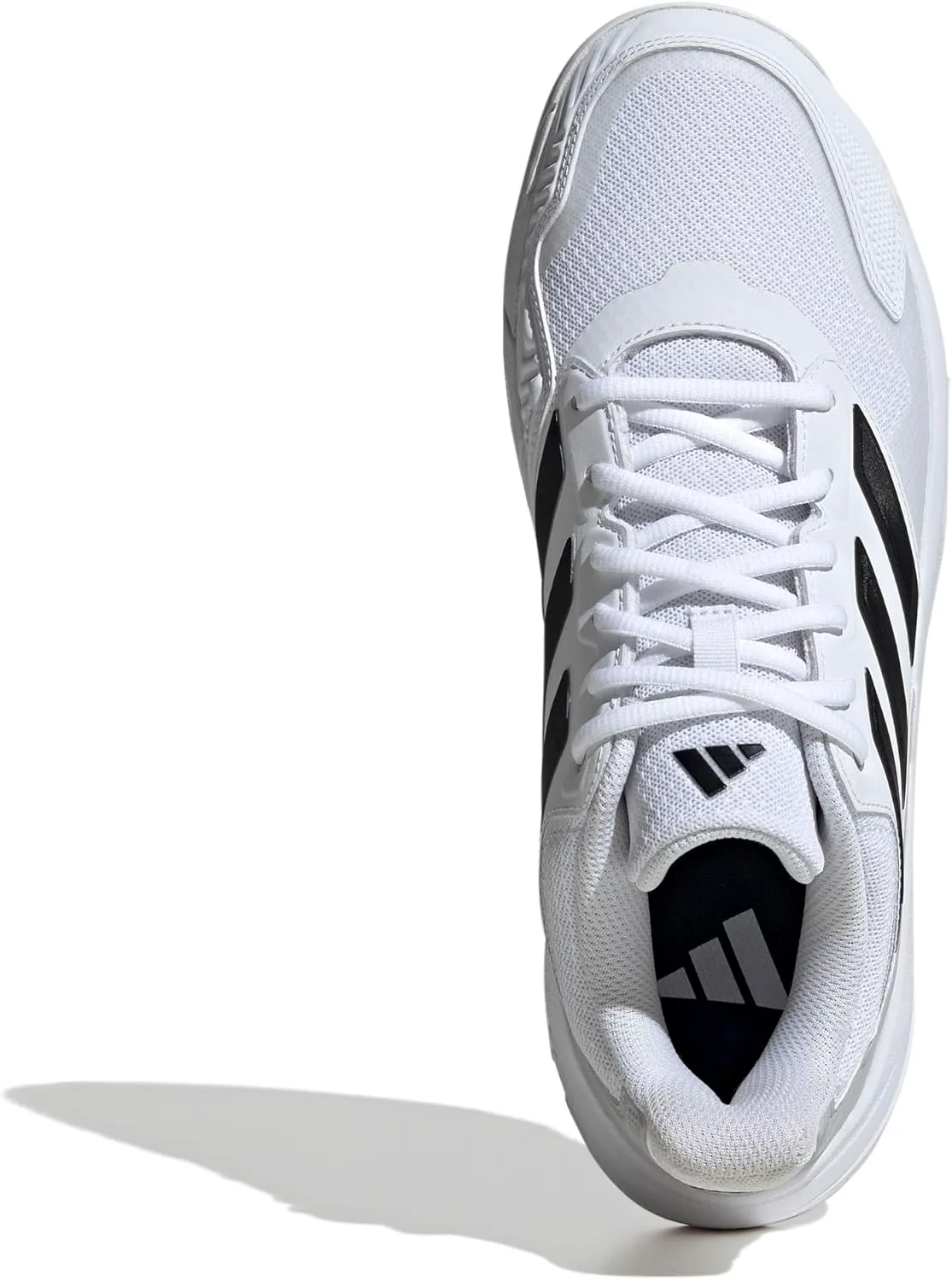 Мужские теннисные кроссовки Adidas Courtjam Control 3, белый/черный/серый — фото 3