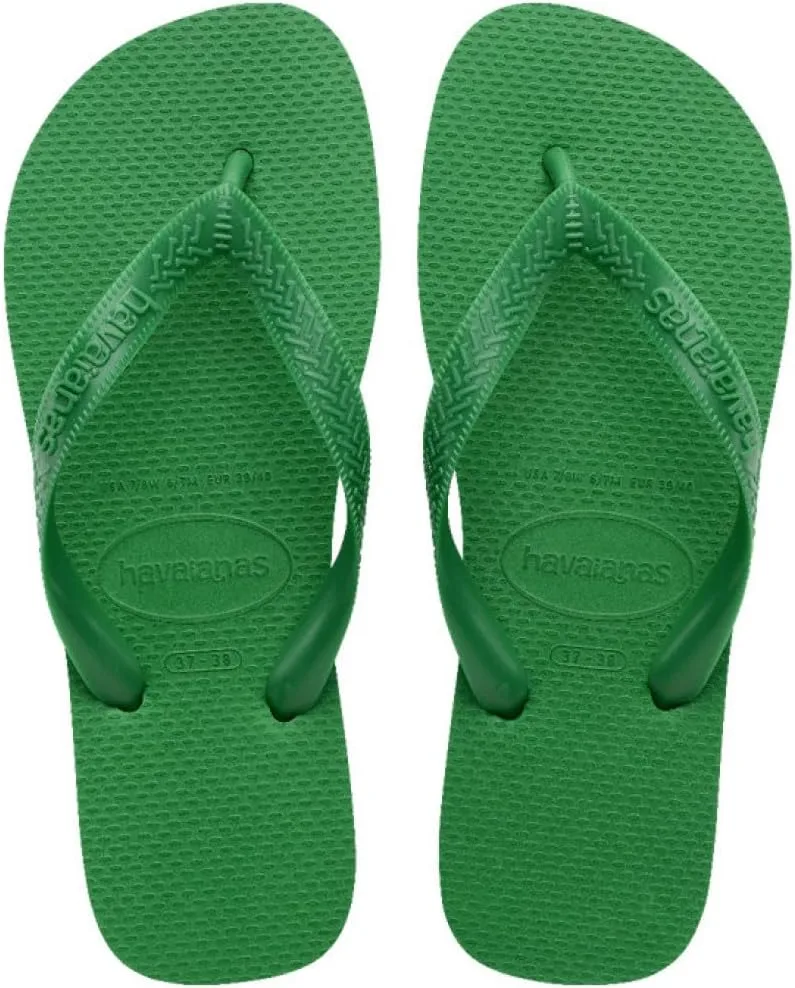 Топ унисекс шлепанцы Havaianas, зеленый