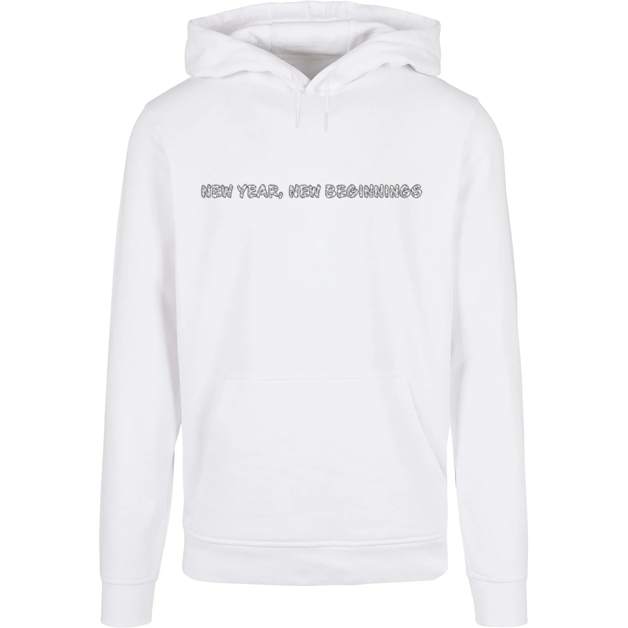 

Толстовка с капюшоном Merchcode " Merchcode Men's New Year Basic Hoody", белый