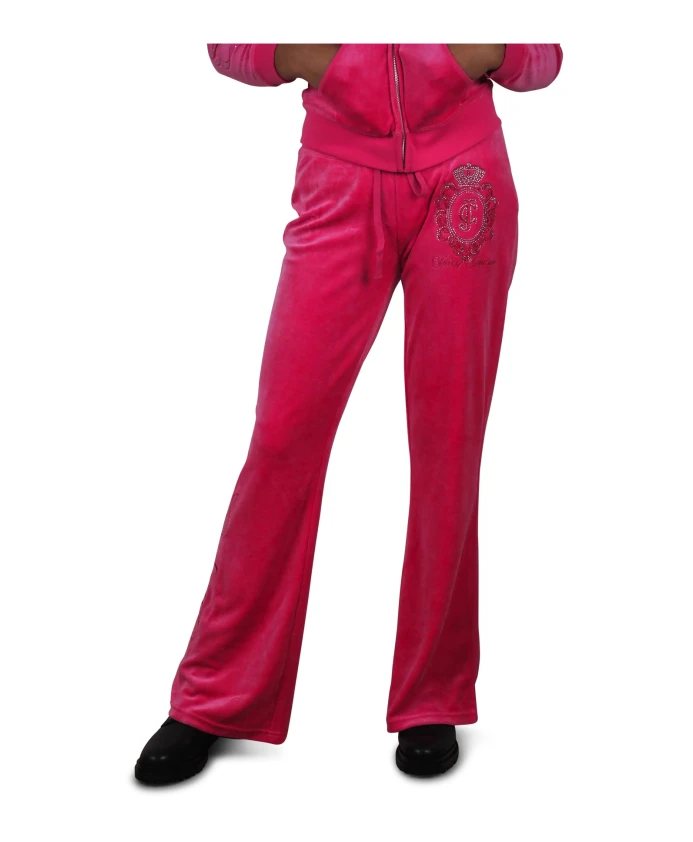 

Женские тренировочные штаны цвета фуксии Juicy Couture, розовый