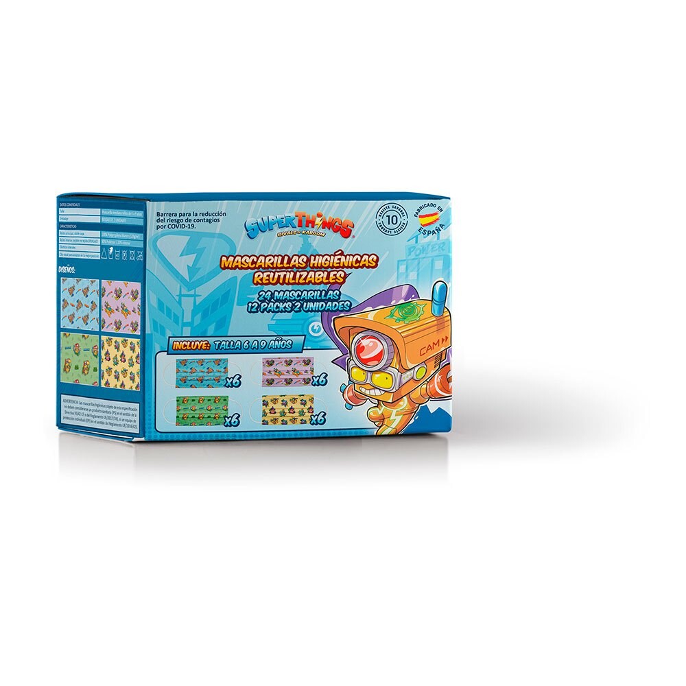 

Маска Safta Superthings 24 Units, разноцветный