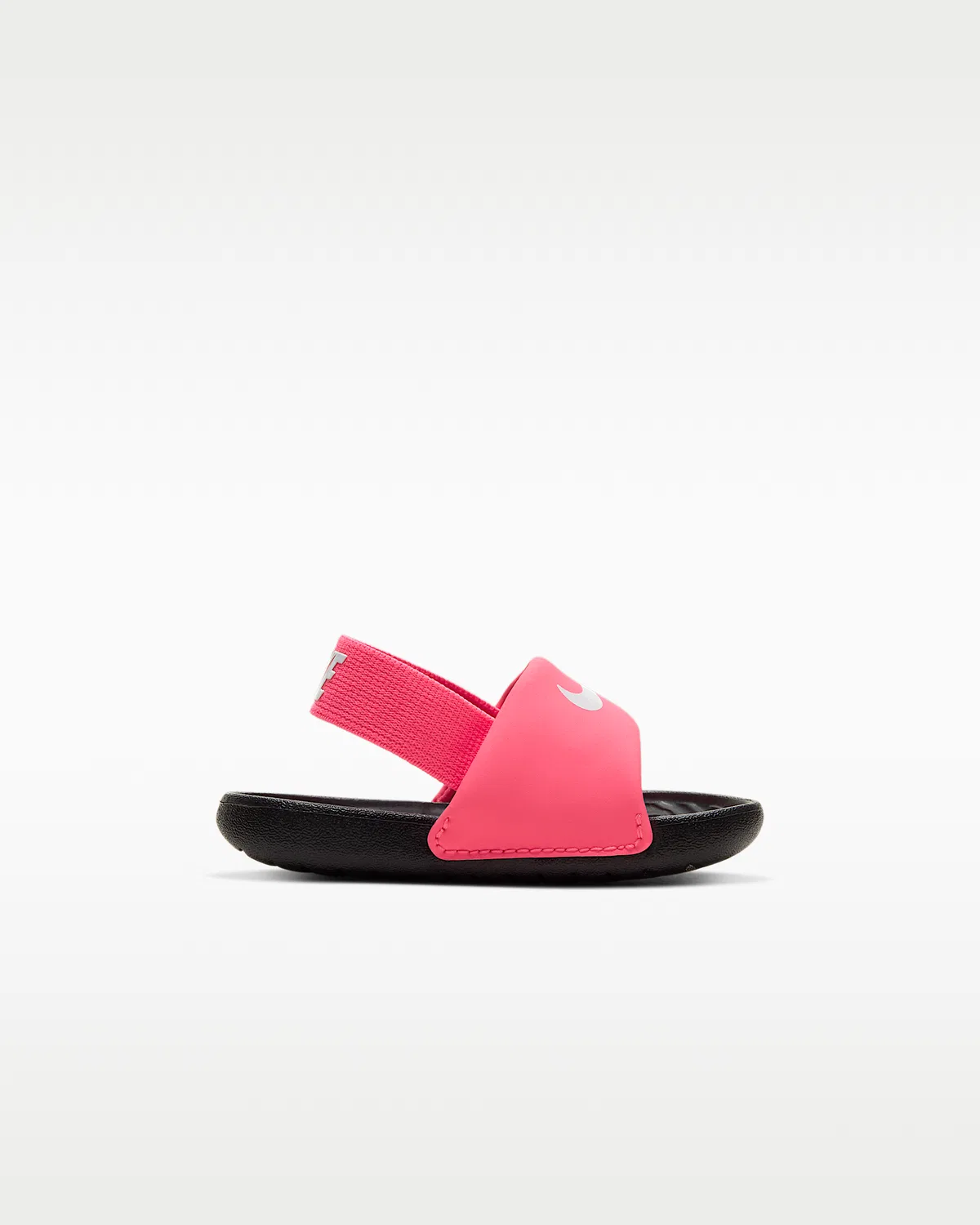 Слайды Nike Kawa для малышей, Digital Pink/Black/White — фото 4