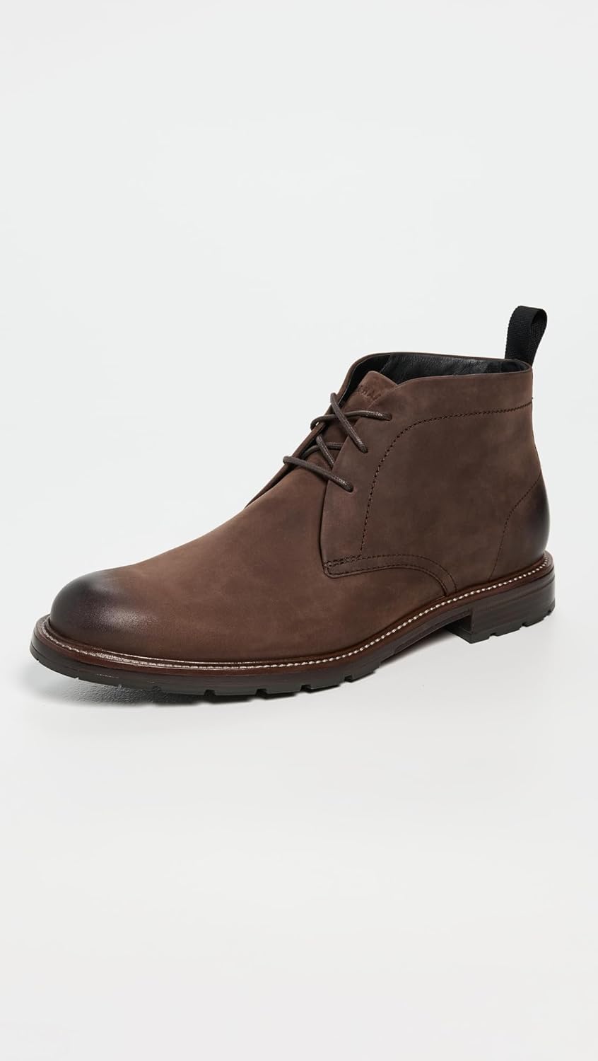 Мужские ботинки Cole Haan Roundhill Grand Chukka, темный шоколад — фото 2