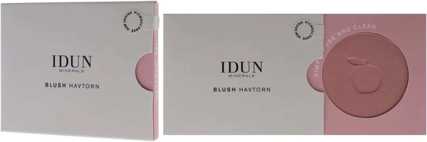 Румяна минеральные IDUN Minerals Havtorn Hub Tone бежево-розовые 5.9 г — фото 4