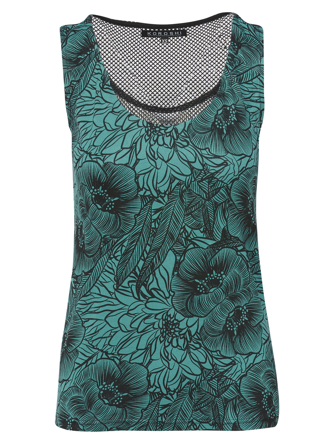 

Топ KOROSHI GURTBAND, цвет grun