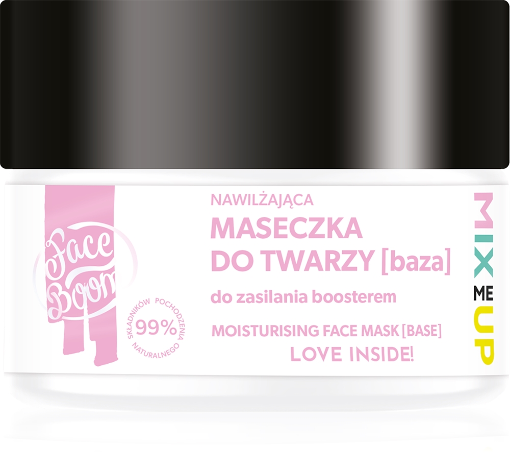 

Увлажняющая маска для лица Mix Me Up. Увлажняющая маска для лица для всех типов кожи. Bodyboom, 50 мл