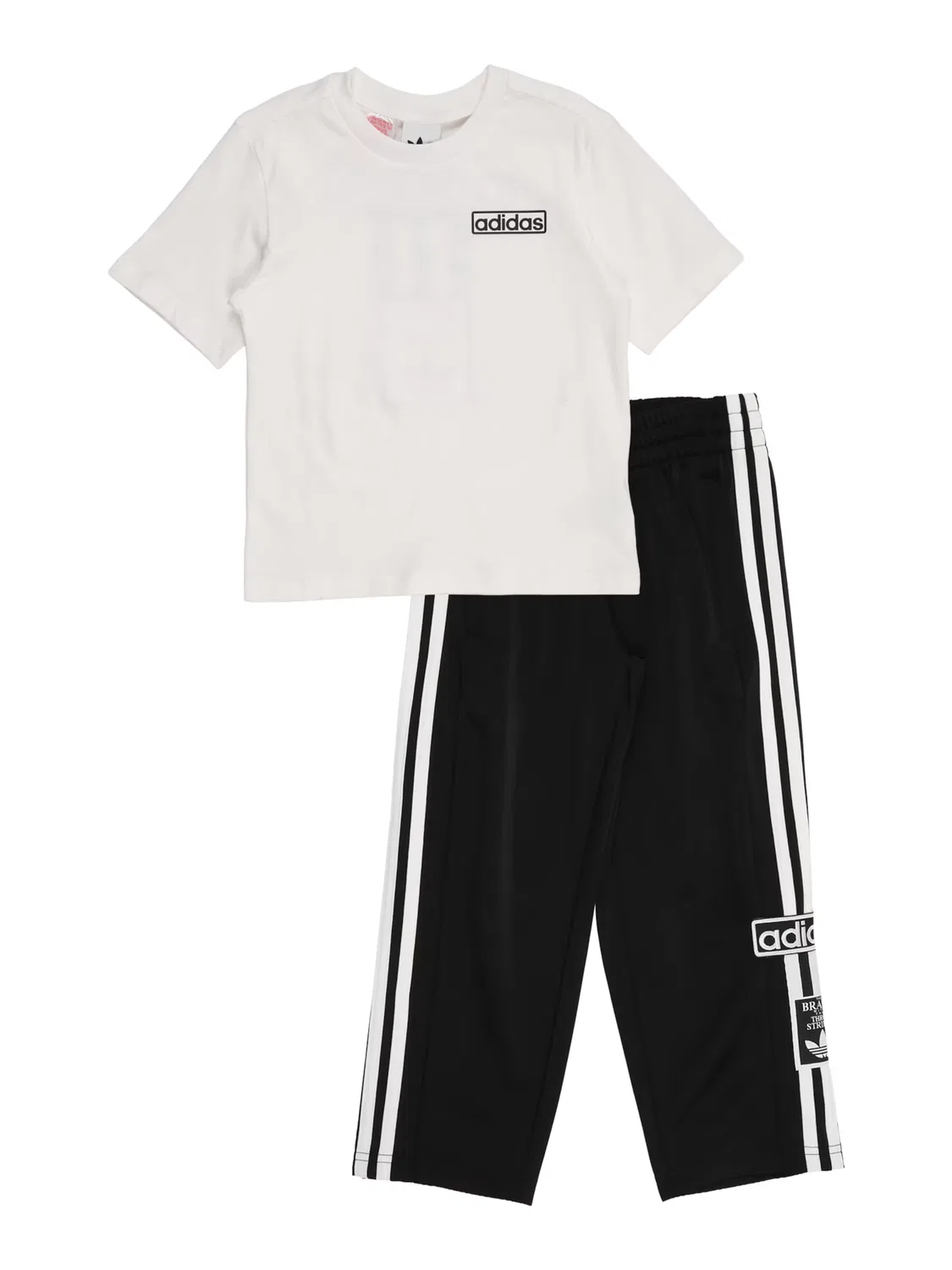 Комплект Adidas Originals Set Adibreak в черно-белом цвете