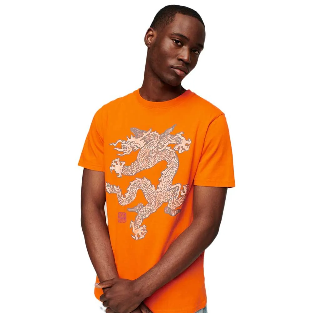 

Футболка с коротким рукавом Superdry Vintage ETD, оранжевый