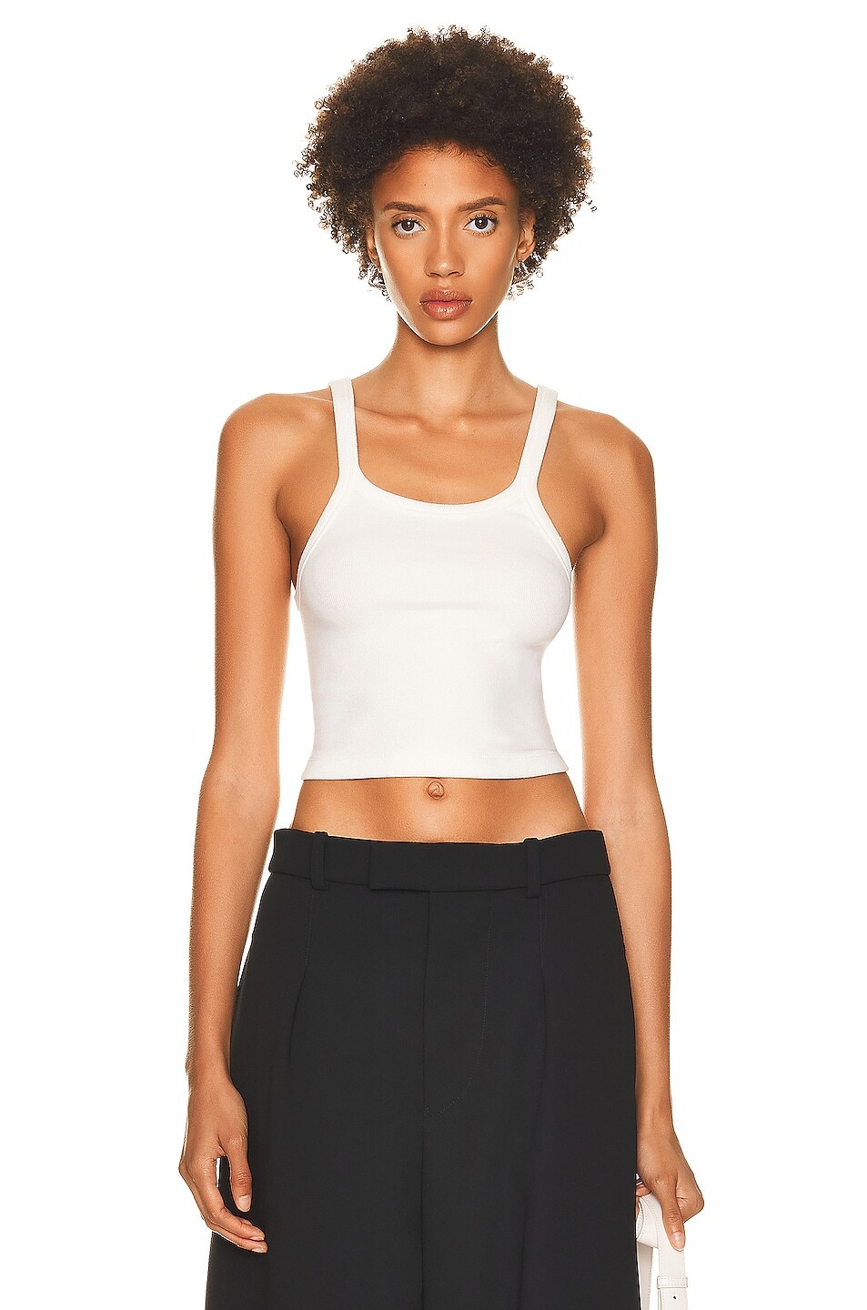 

Топ Wardrobe.Nyc X Hailey Bieber HB Ribbed, белый
