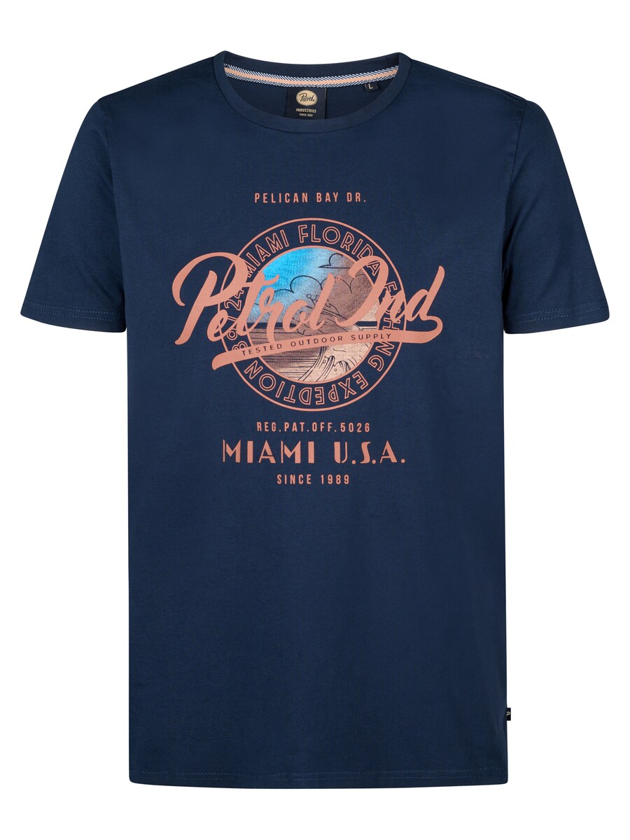 

Рубашка Petrol Industries Conch, цвет marine blue/Azure