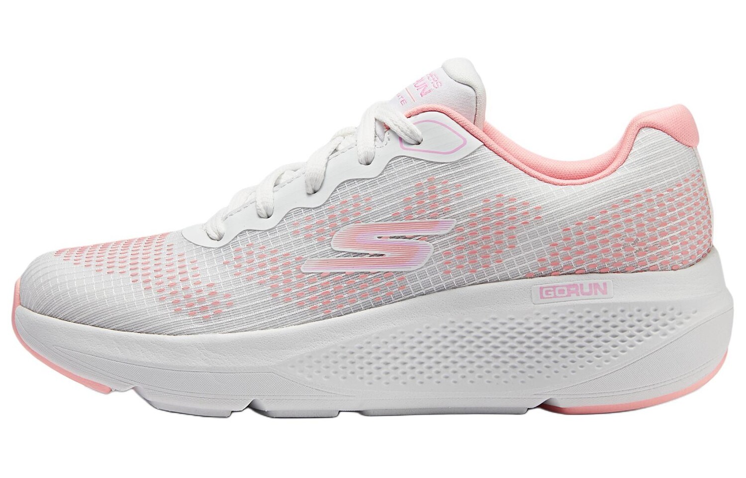 

Кроссовки женские с низким верхом, белые/светло-розовые Skechers