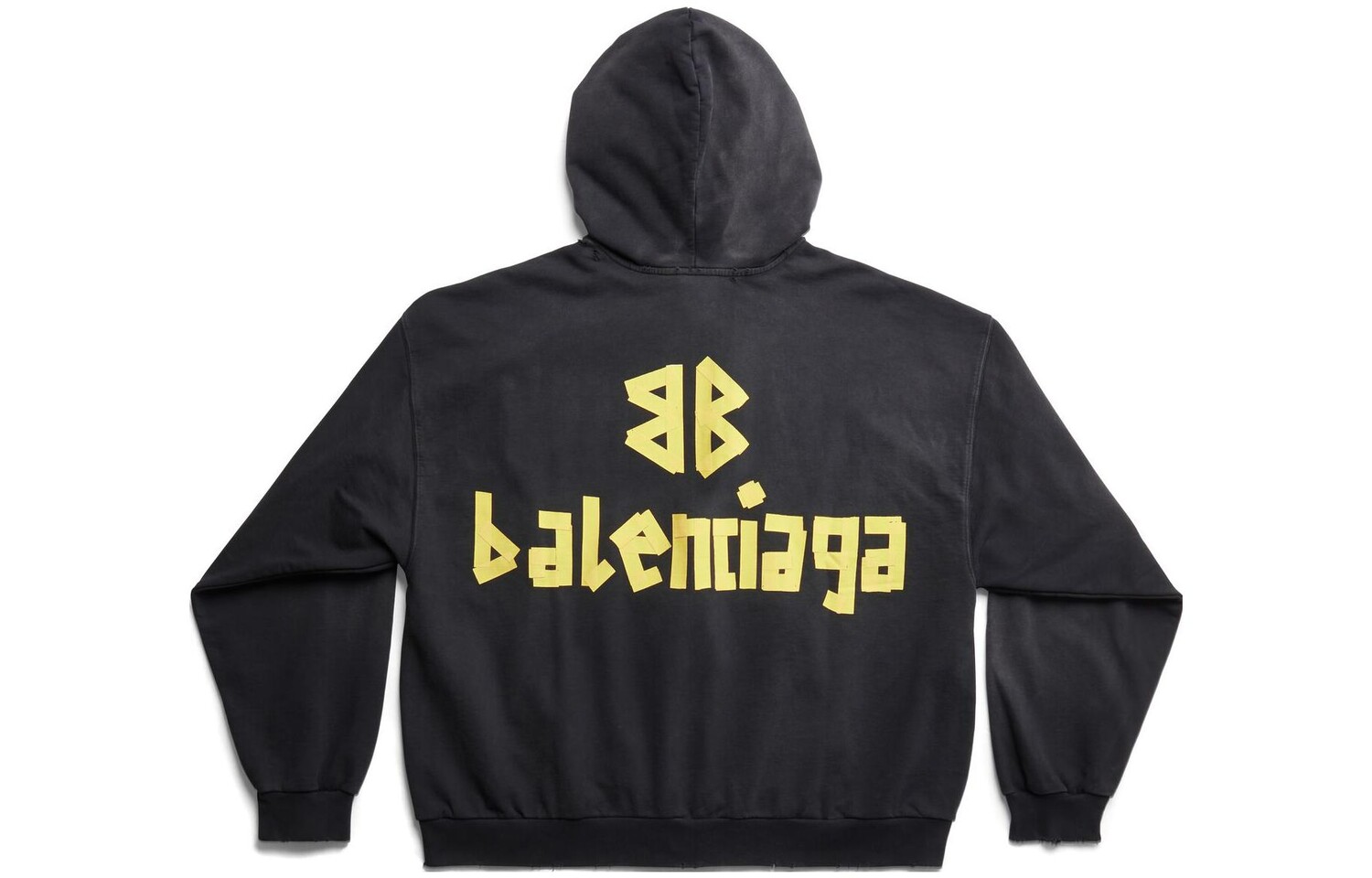 

Толстовка мужская Balenciaga Tape Type Ripped, черный