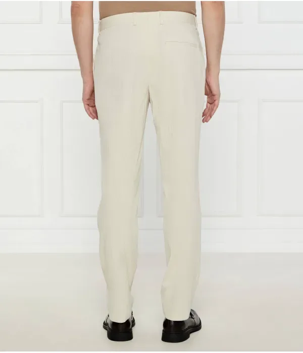 Брюки-Чиносы из жатой ткани regular fit Calvin Klein, кремовый — фото 4