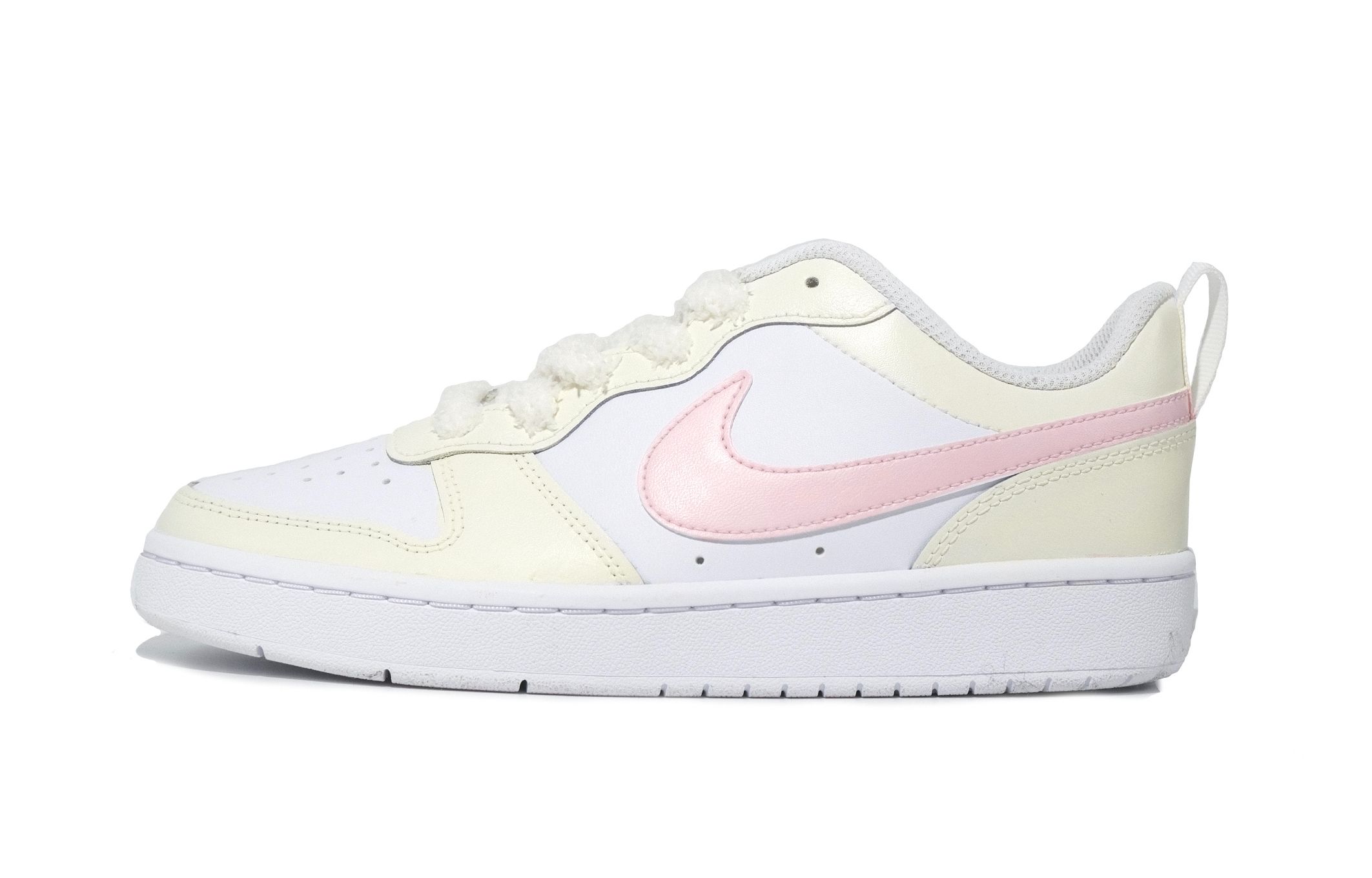 

Кроссовки для скейтбординга Court Borough 2 для детей младшего школьного возраста Nike, белый