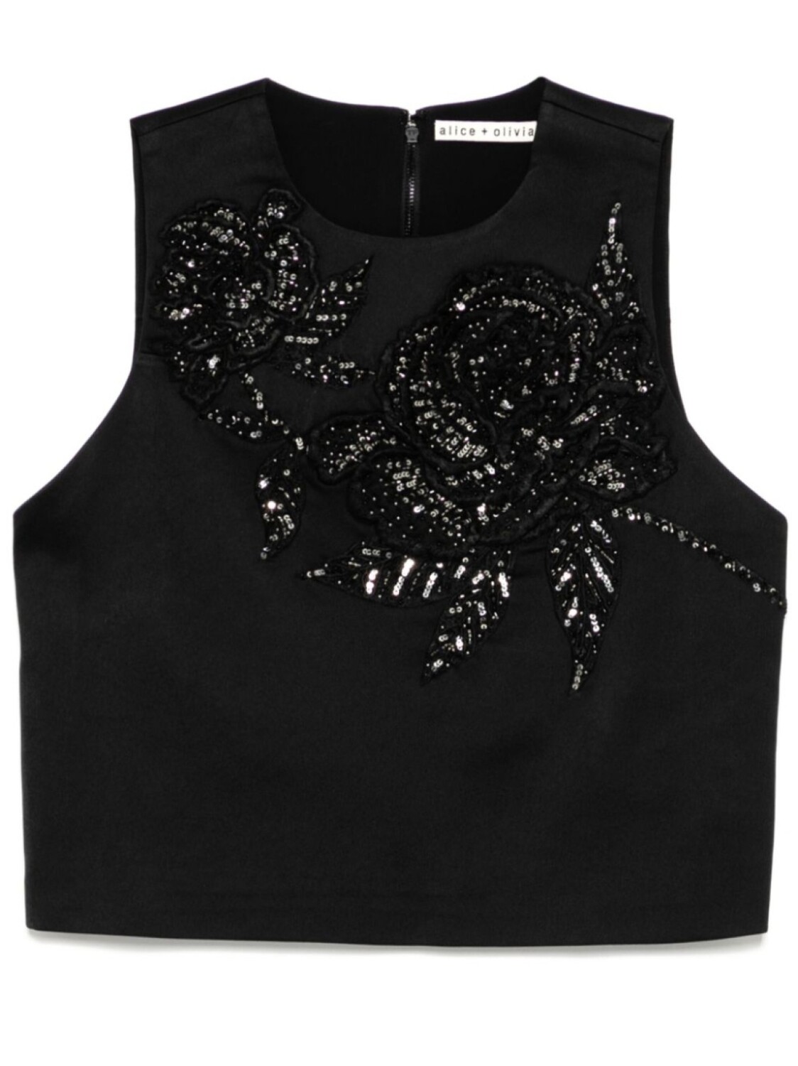 

Alice + olivia топ Amal, черный