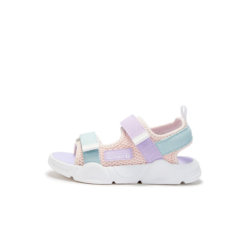 

XTEP Сандалии Slip Resistant, Abrasion Resistant, Breathable Low Top Sandal Pure Snow Mist Green Peony Purple Kids'