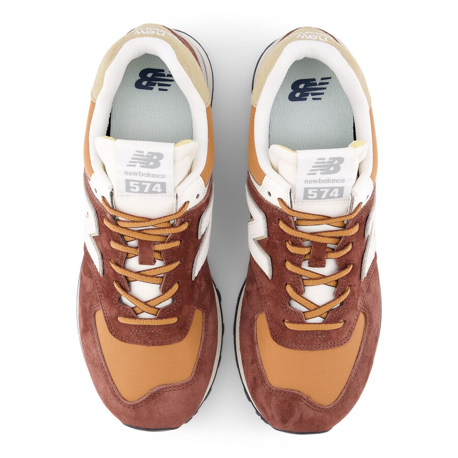 Кроссовки new balance 574, Cognac — фото 3