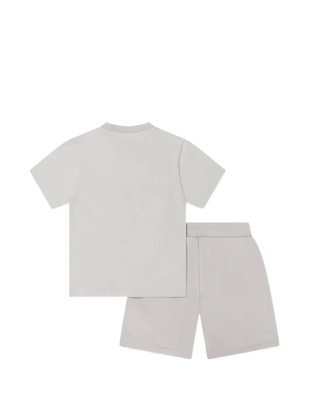 Комплект из топа и шортов с логотипом C.P. Company Kids, серый — фото 2