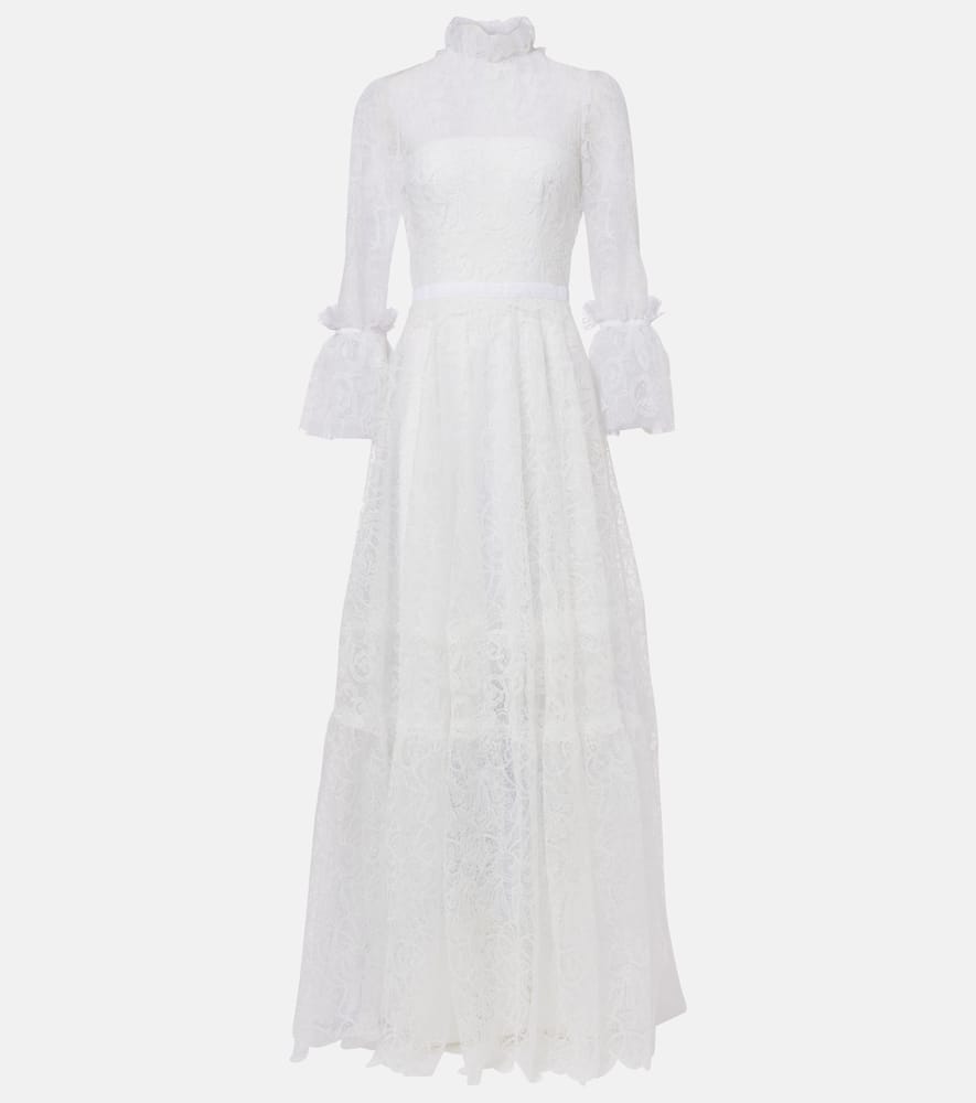 

Свадебное платье из кружева Costarellos, Off White