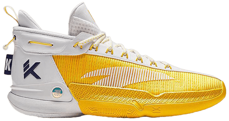 

Кроссовки Anta KT9 'White Yellow', желтый