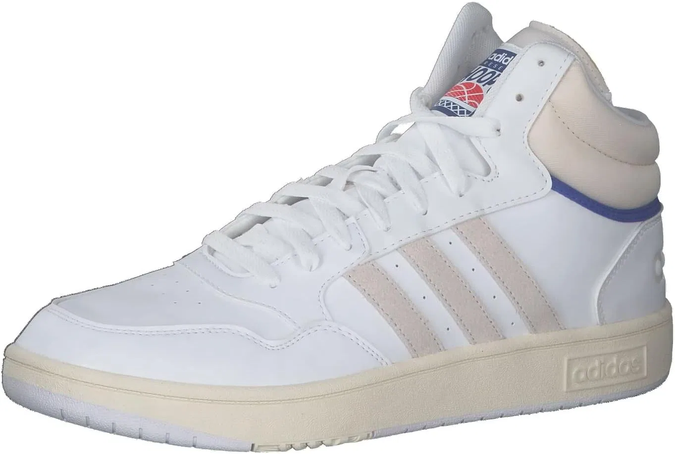 Кроссовки Adidas Herren Hoops 3.0 Mid Lifestyle Basketball Classic Vintage Schuhe, Cloud White Chalk White Core Black