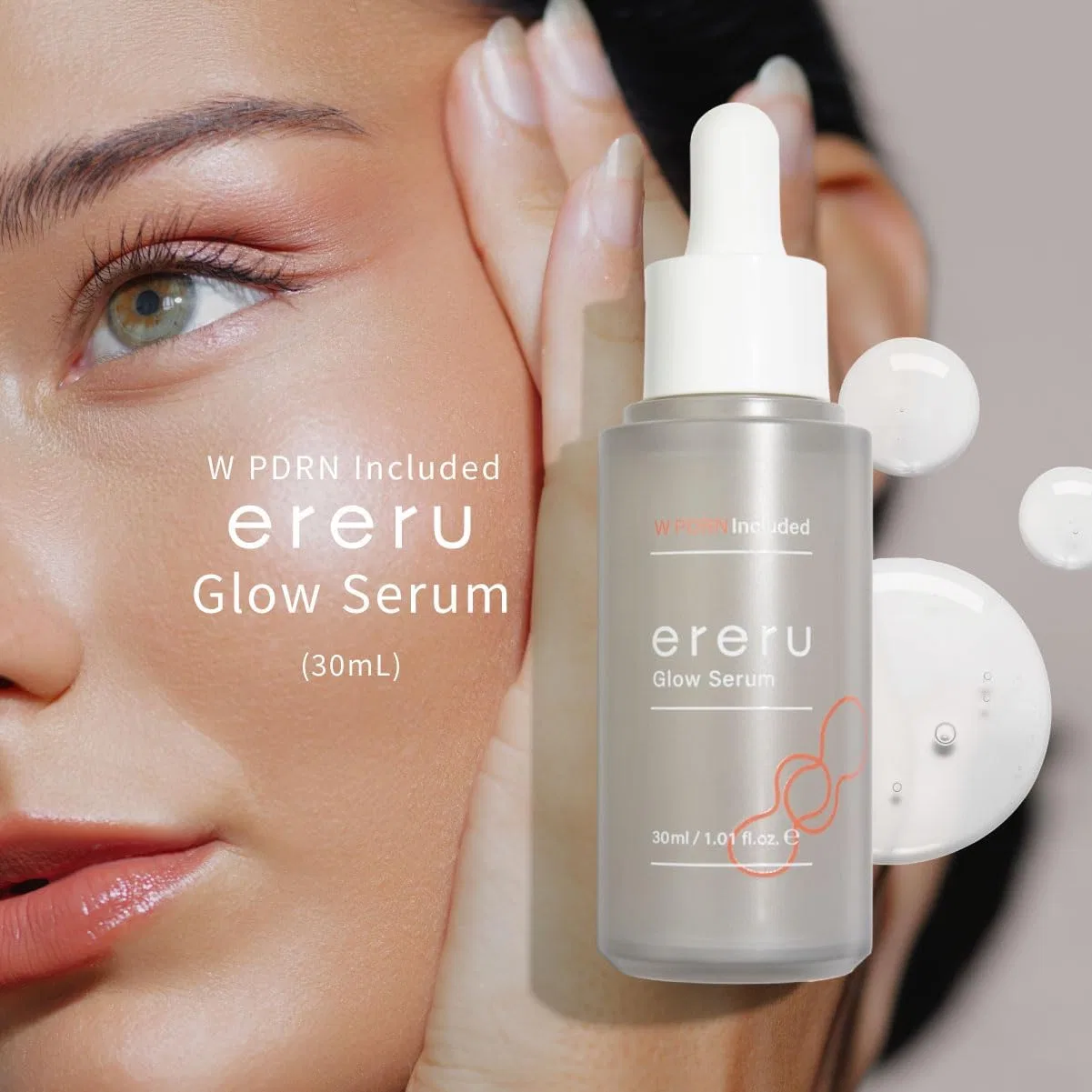 Набор Ereru — Для лица PDRN Double Formulated Glow Serum, 30 мл, набор 3 шт — фото 2