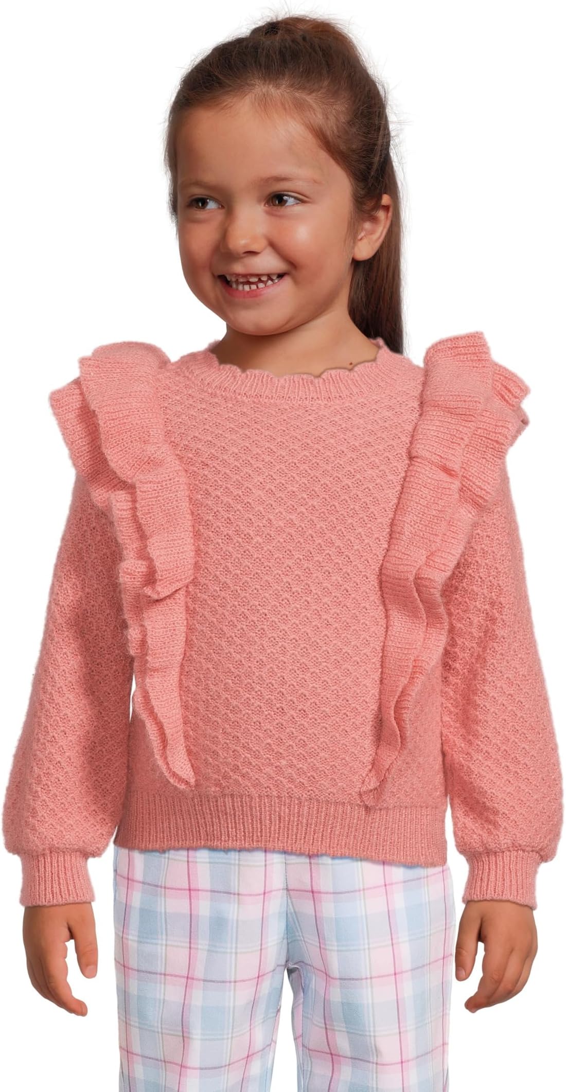 

Свитер Janie and Jack Ruffle Sweater, Pink