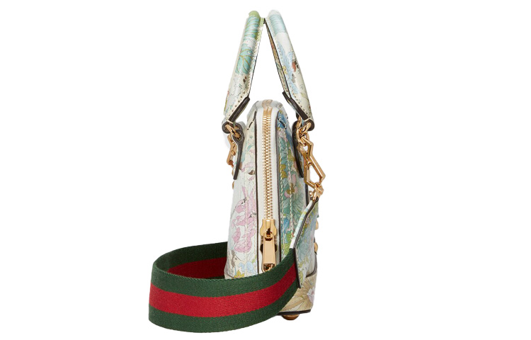 Женская сумка-купол GUCCI из хлопка — фото 4
