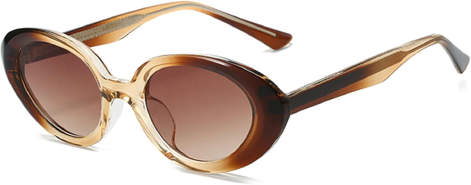 

Винтажные солнцезащитные очки «кошачий глаз» для женщин, солнцезащитные очки с радужным градиентом, модные в 90-х, для путешествий и вождения, солнцезащитные очки UV400 mincl, Brown