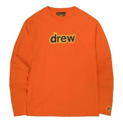 

Футболка secret long sleeve t-shirt 'orange' Drew House, оранжевый