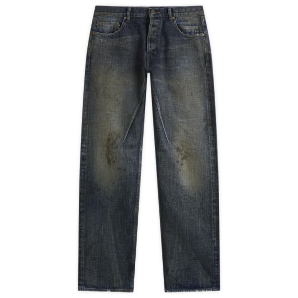 

Джинсы прямого кроя Курдта Rick Owens Drkshdw, vintager индиго