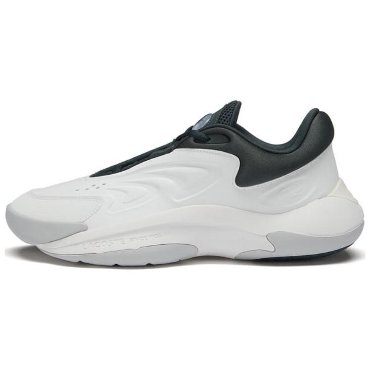 

LACOSTE Мужские низкие кеды бело-черные, цвет White Black