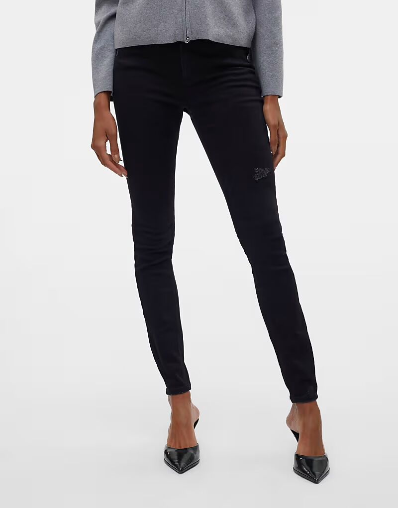 

Джинсы Vero Moda Skinny fit черного цвета