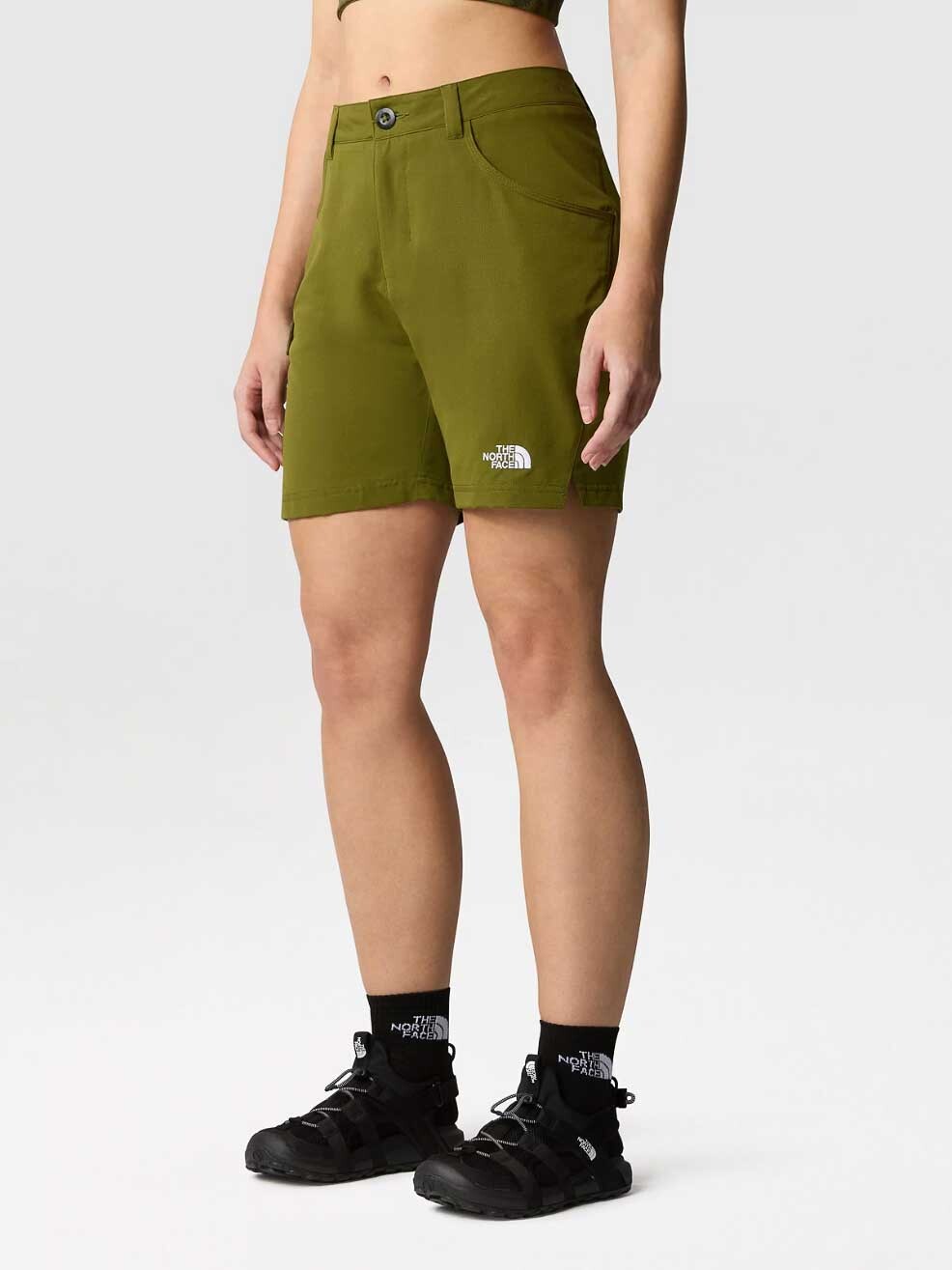 

Шорты The North Face W HORIZON SHORT, зеленый