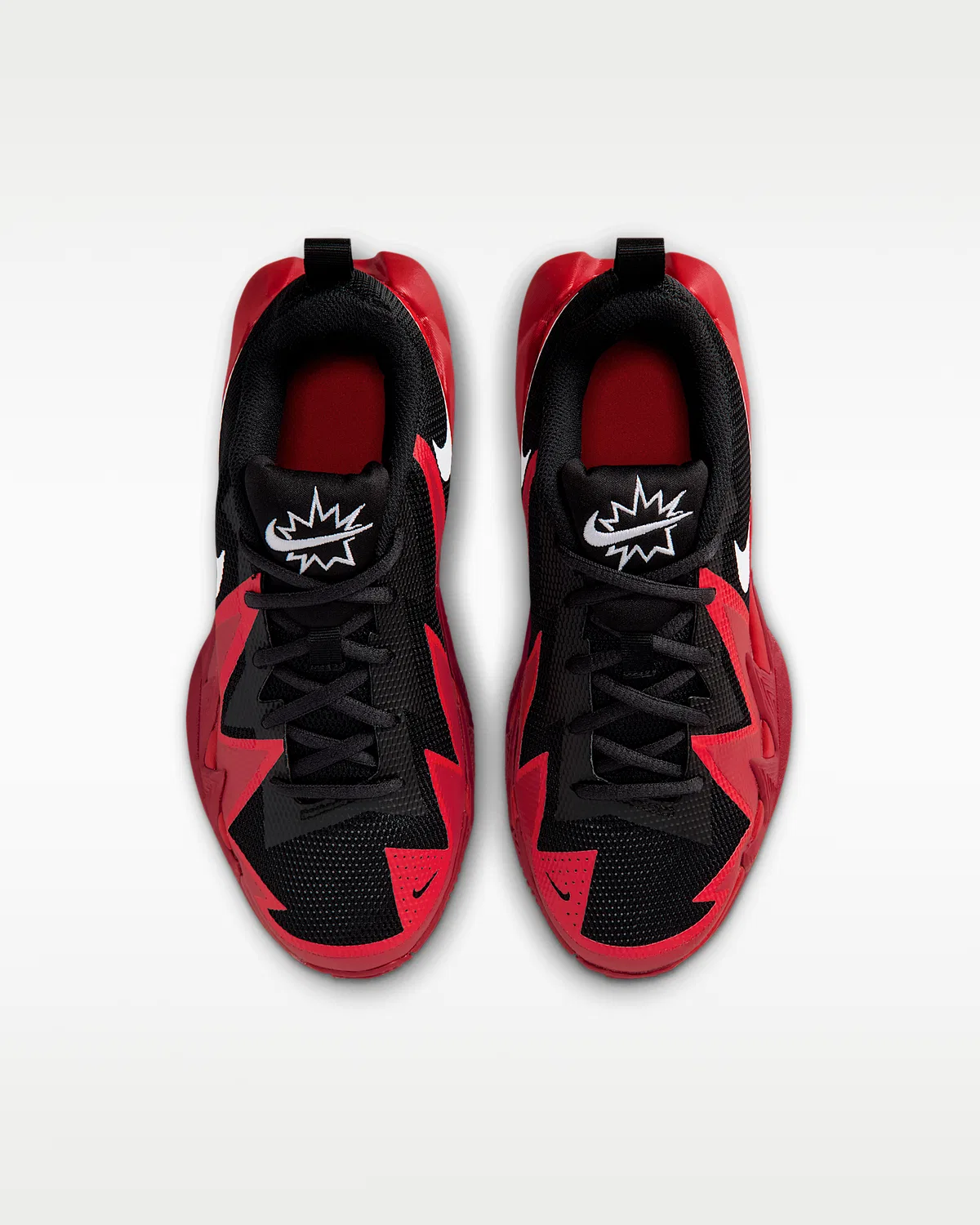 Кроссовки баскетбольные Nike S.T. Dynamite для старших детей, Black/University Red/Gym Red/White — фото 4