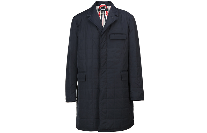 

THOM BROWNE Руба с полосками худи, Dark Blue