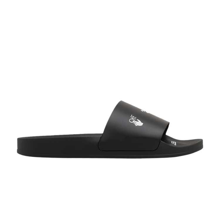 

Шлепанцы Off-White Logo Print Slide 'Drowning Man - Black', черный