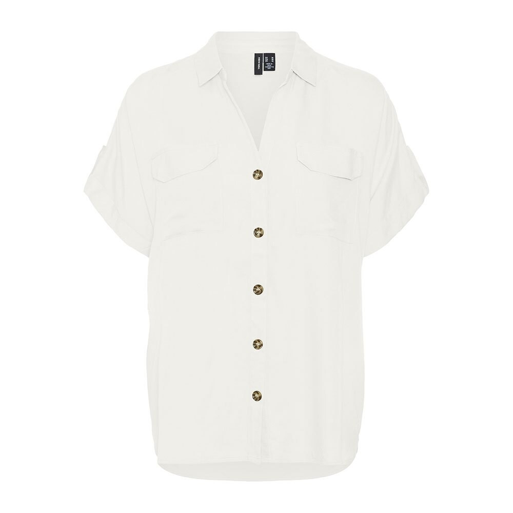 

Рубашка с коротким рукавом Vero Moda Curve Bumpy, белый
