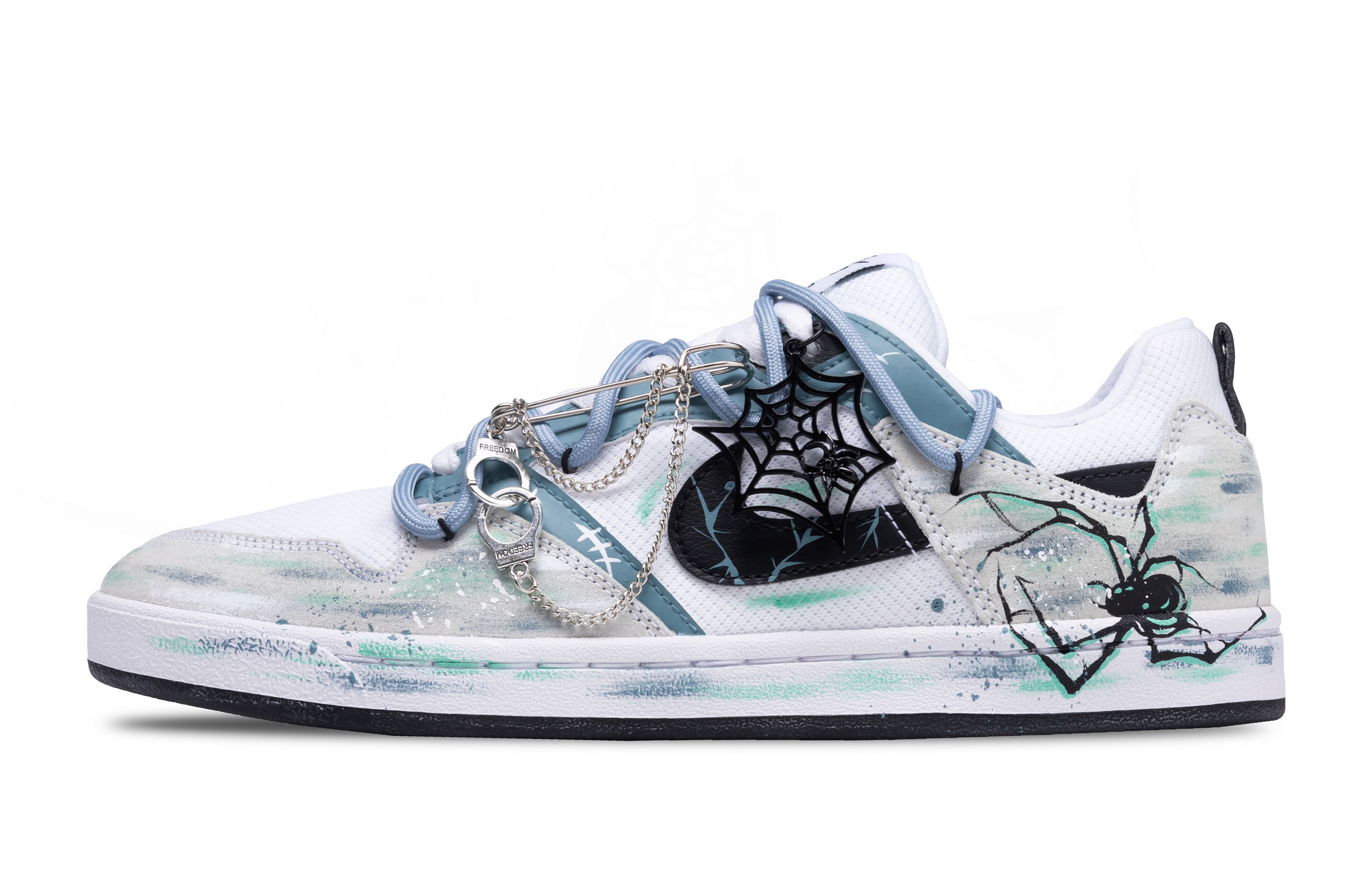 

Nike Кроссовки для скейтбординга SB Alleyoop, низкие, мужские, зеленые/синие