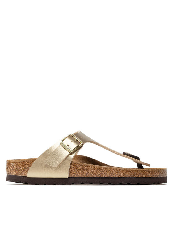 

Шлепки Birkenstock, золотой